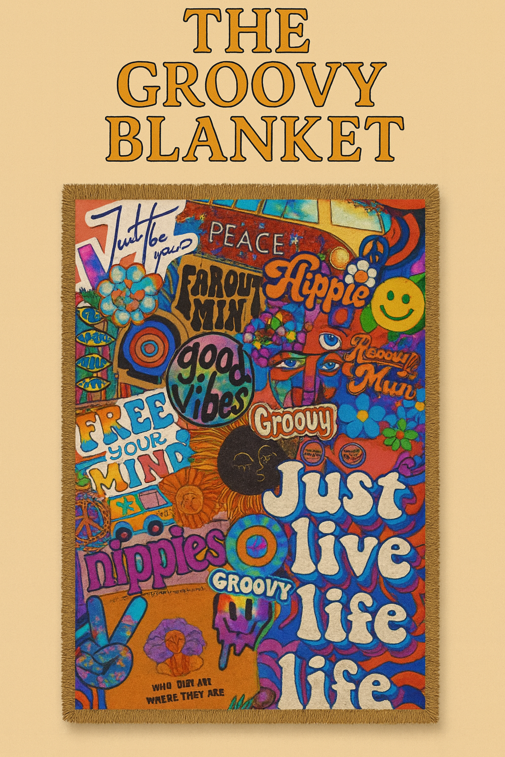 The Groovy Blanket 52” x 37”