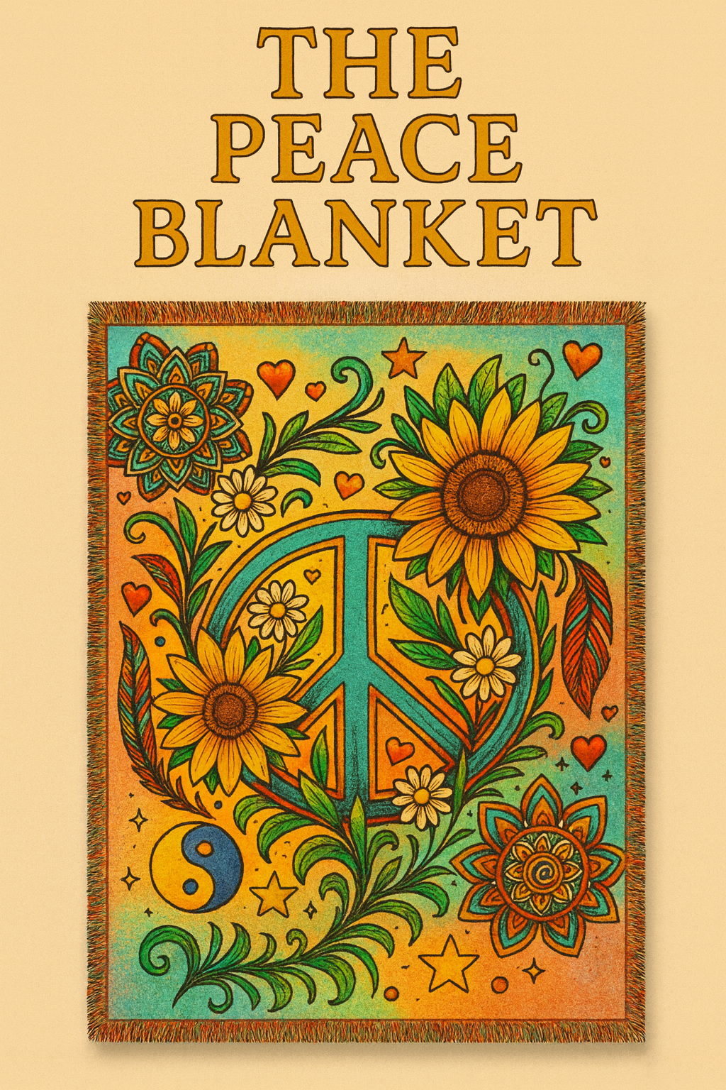 The Peace Blanket 52” x 37”